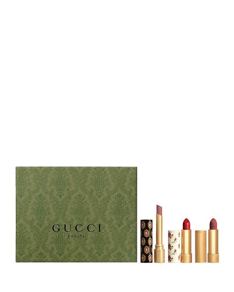 gucci festive lipstick gift set